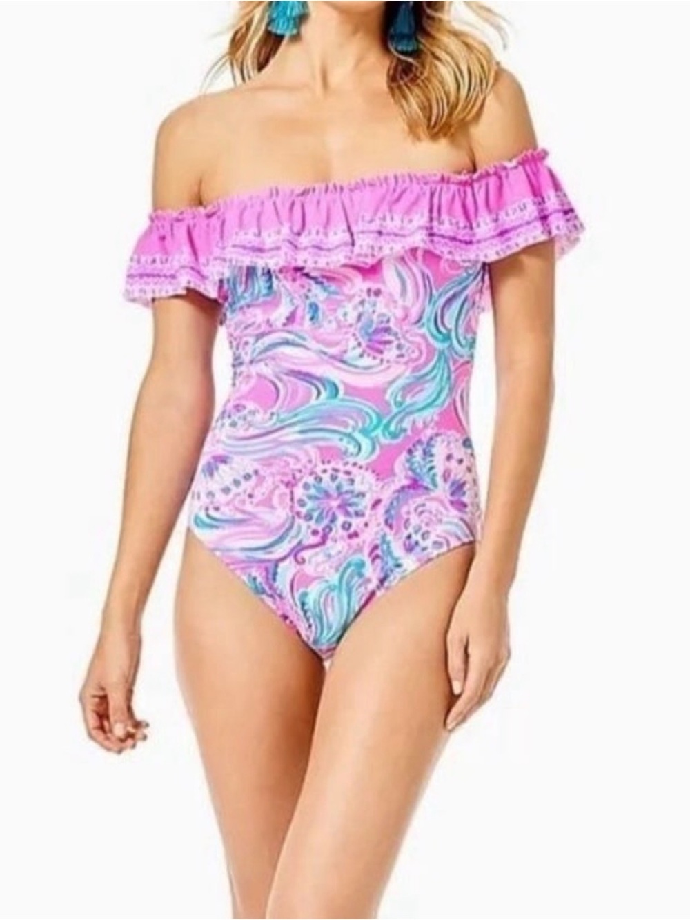 NWT Lilly Pulitzer swimsuit Don’t Be Jelly 4